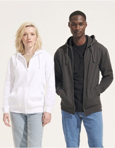 SOL-03812-Unisex Full-Zip Hoodie Carter